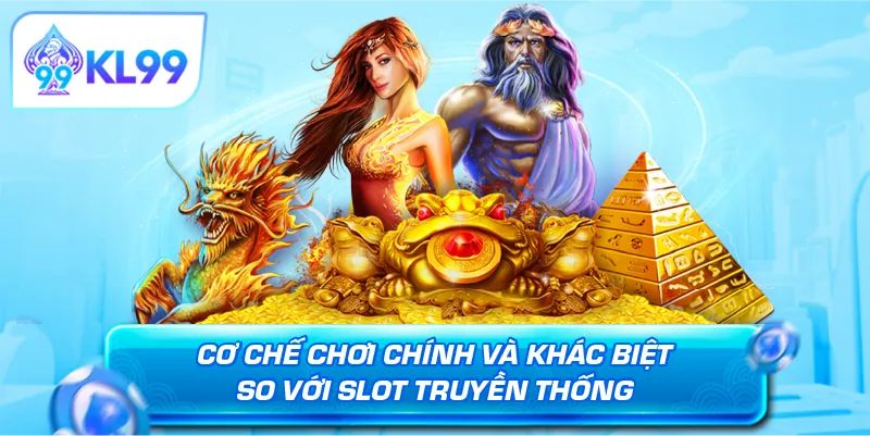 Cơ chế chơi chính và khác biệt so với slot truyền thống